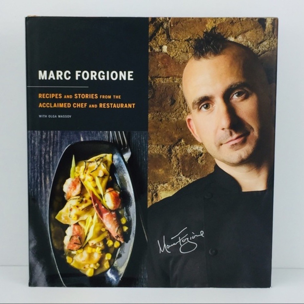 Marc Forgione Cookbook Hardcover with Dust Jacket Recipes and Stories 2014